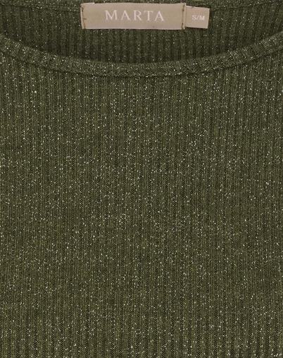  Marta du Chateau - MDCLunara Langærmet Trøje - Oliven